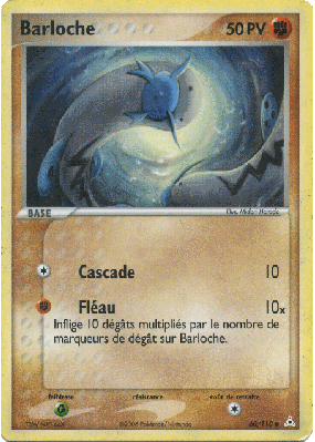 Carte Pokémon Barloche 60/110 Commune Fantômes Holon