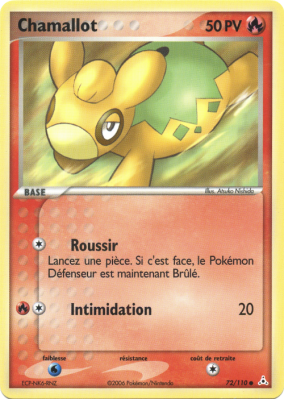 Carte Pokémon Chamallot 72/110 Commune Fantômes Holon