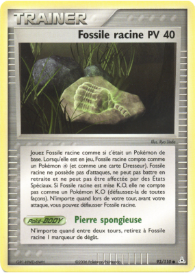 Carte Pokémon Fossile racine 93/110 Commune Fantômes Holon