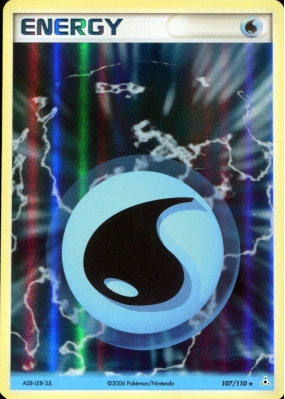 Carte Pokémon Énergie Eau 107/110 Holographique Fantômes Holon