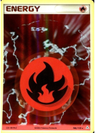 Carte Pokémon Énergie Feu 106/110 Holographique Fantômes Holon