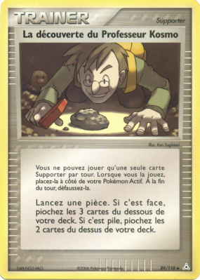 Carte Pokémon La découverte du Professeur Kosmo 89/110 Peu commune Fantômes Holon