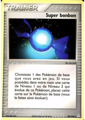 Carte Pokémon Super bonbon 90/110 Peu commune Fantômes Holon