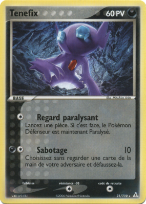 Carte Pokémon Tenefix 31/110 Rare Fantômes Holon