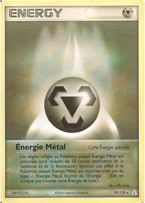 Carte Pokémon Énergie Métal 95/110 Rare Fantômes Holon