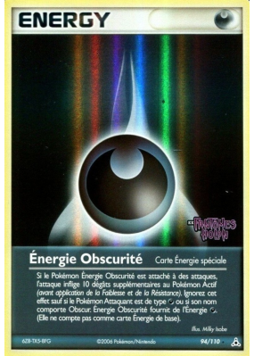 Carte Pokémon Énergie Obscurité 94/110 Rare Fantômes Holon