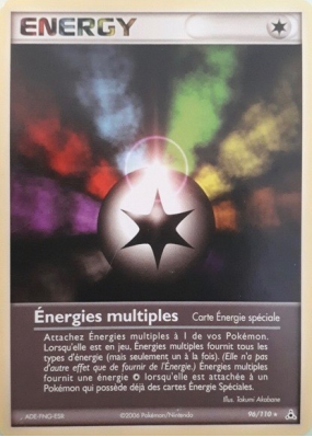 Carte Pokémon Énergies multiples 96/110 Rare Fantômes Holon