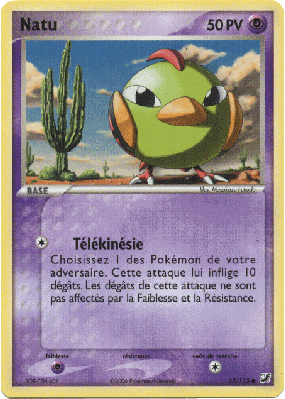 Carte Pokémon Natu 63/115 Commune Forces Cachées