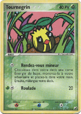 Carte Pokémon Tournegrin 76/115 Commune Forces Cachées