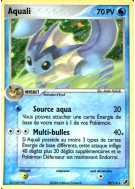 Carte Pokémon Aquali 19/115 Holographique Forces Cachées