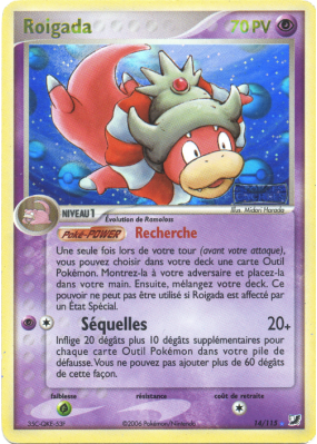 Carte Pokémon Roigada 14/115 Holographique Forces Cachées