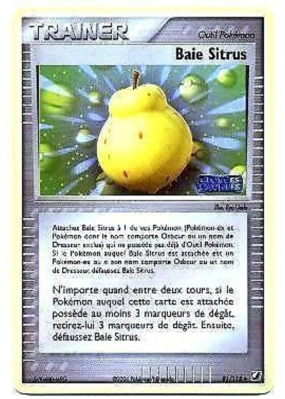 Carte Pokémon Baie Sitrus 91/115 Peu commune Forces Cachées