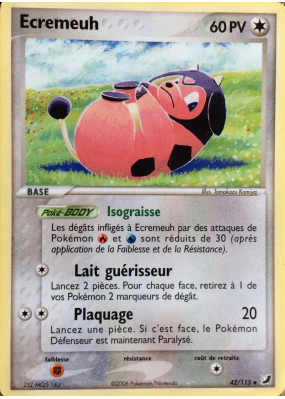 Carte Pokémon Ecremeuh 42/115 Peu commune Forces Cachées