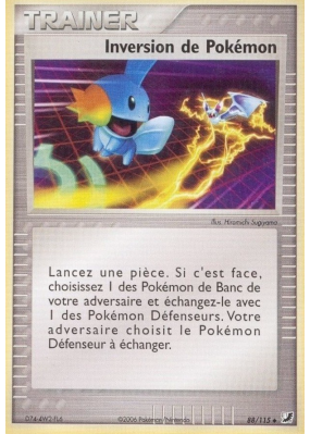 Carte Pokémon Inversion de Pokémon 88/115 Peu commune Forces Cachées