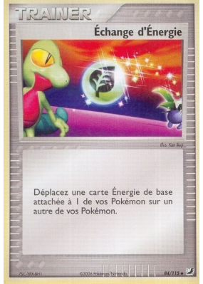 Carte Pokémon Échange d'Énergie 84/115 Peu commune Forces Cachées