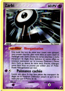 Carte Pokémon Zarbi L/28 Rare Forces Cachées