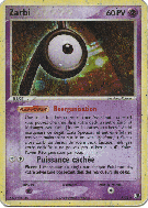 Carte Pokémon Zarbi P/28 Rare Forces Cachées