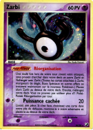 Carte Pokémon Zarbi W/28 Rare Forces Cachées