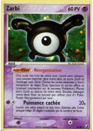 Carte Pokémon Zarbi X/28 Rare Forces Cachées