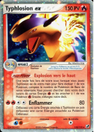 Carte Pokémon Typhlosion ex 110/115 Ultra Rare Forces Cachées