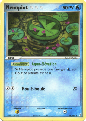 Carte Pokémon Nenupiot 55/100 Commune Gardiens de Cristal