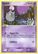 Carte Pokémon Spoink 62/100 Commune Gardiens de Cristal