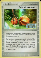 Carte Pokémon Baie de mémoire 80/100 Peu commune Gardiens de Cristal