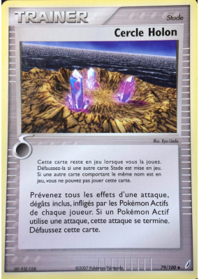 Carte Pokémon Cercle Holon 79/100 Peu commune Gardiens de Cristal