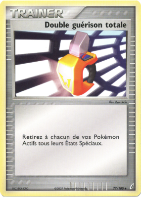 Carte Pokémon Double guérison totale 77/100 Peu commune Gardiens de Cristal
