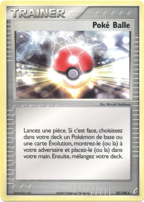 Carte Pokémon Poké Balle 82/100 Peu commune Gardiens de Cristal