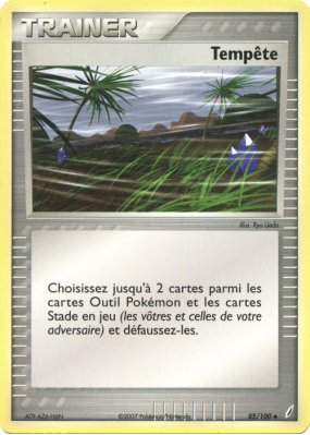 Carte Pokémon Tempête 85/100 Peu commune Gardiens de Cristal