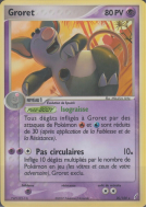 Carte Pokémon Groret 20/100 Rare Gardiens de Cristal
