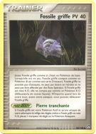 Carte Pokémon Fossile griffe 84/108 Commune Gardiens du Pouvoir