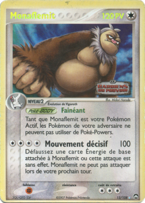 Carte Pokémon Monaflemit 13/108 Holographique Gardiens du Pouvoir