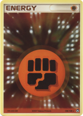 Carte Pokémon Énergie Combat 108/108 Holographique Gardiens du Pouvoir