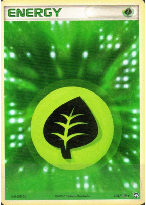 Carte Pokémon Énergie Plante 103/108 Holographique Gardiens du Pouvoir