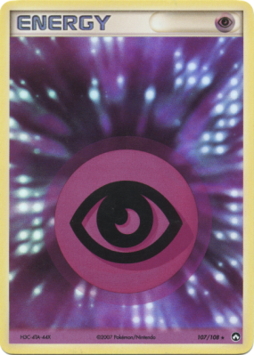 Carte Pokémon Énergie Psy 107/108 Holographique Gardiens du Pouvoir