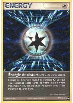 Carte Pokémon Énergie de distorsion 91/108 Peu commune Gardiens du Pouvoir