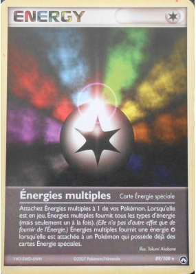 Carte Pokémon Énergies multiples 89/108 Rare Gardiens du Pouvoir