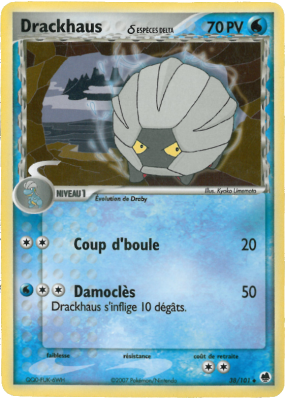 Carte Pokémon Drackhaus δ 38/101 Peu commune Île des Dragons