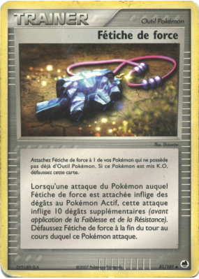 Carte Pokémon Fétiche de force 81/101 Peu commune Île des Dragons