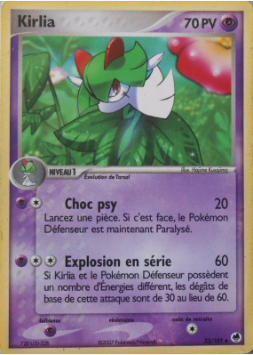 Carte Pokémon Kirlia 32/101 Peu commune Île des Dragons