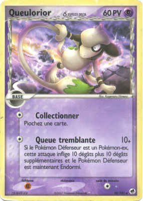 Carte Pokémon Queulorior δ 39/101 Peu commune Île des Dragons