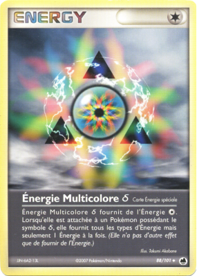 Carte Pokémon Énergie Multicolore δ 88/101 Peu commune Île des Dragons