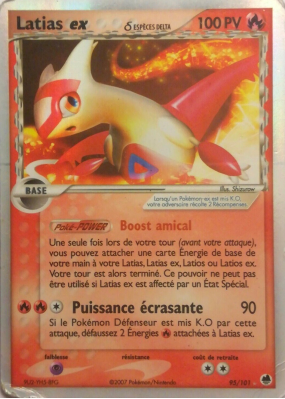 Carte Pokémon Latias ex δ 95/101 Ultra Rare Île des Dragons