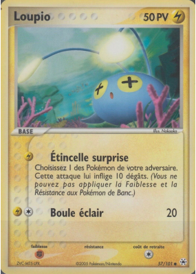 Carte Pokémon Loupio 57/101 Commune Légendes Oubliées