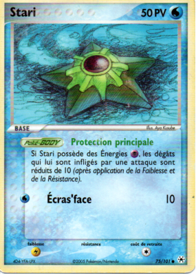 Carte Pokémon Stari 75/101 Commune Légendes Oubliées