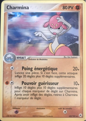 Carte Pokémon Charmina 42/101 Peu commune Légendes Oubliées