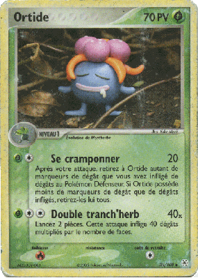 Carte Pokémon Ortide 35/101 Peu commune Légendes Oubliées