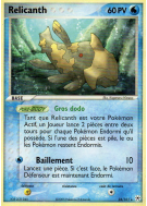 Carte Pokémon Relicanth 24/101 Rare Légendes Oubliées